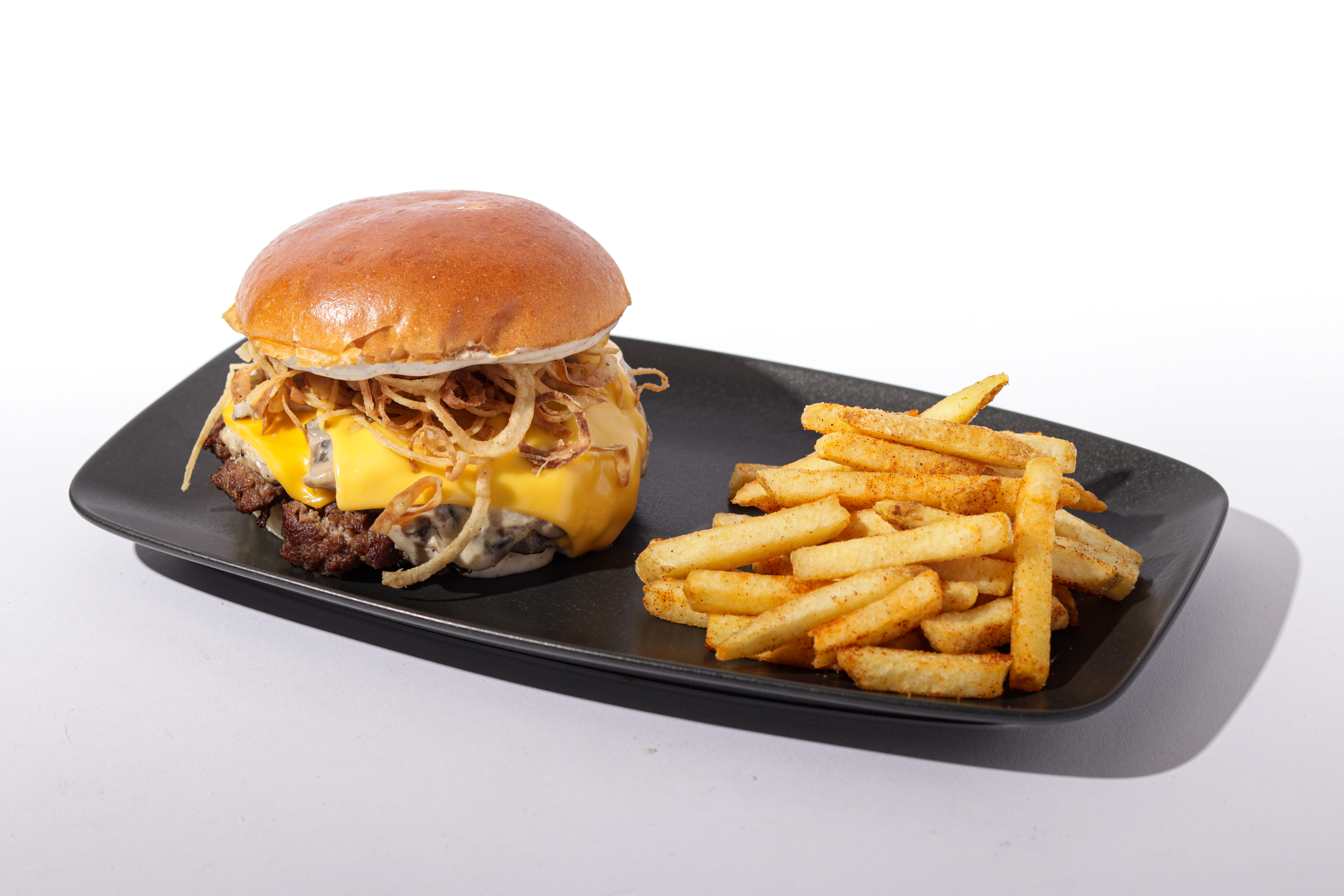 Mushroom Smash Burger